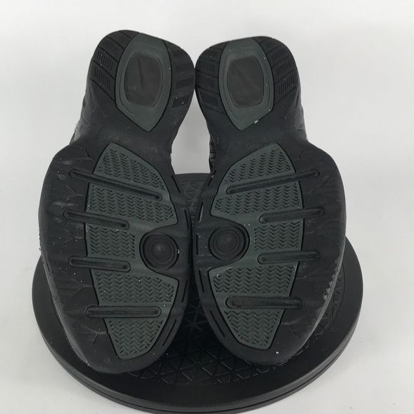 Nike Air Monarch IV Triple Black Comfort Walking Shoes 415445-001 Mens Size 11.5 - Picture 10 of 12